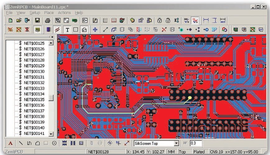 Obr. 4 Návrh desek zdarma – Zenith PCB (zdroj www.zenitpcb.com)